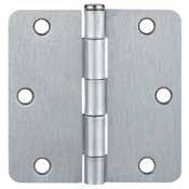 DHTM214-3-1/2 x 3-1/2, 4 x 4 1/4 Radius Corner, Light Weight Commercial Hinge ABS-AMERICAN BUILDING SUPPLY, INC.