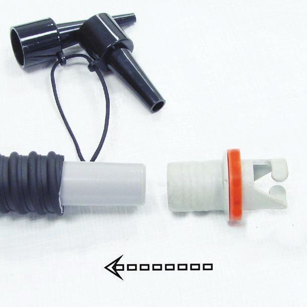 Sea Eagle products, use the hook-in style adapter.
