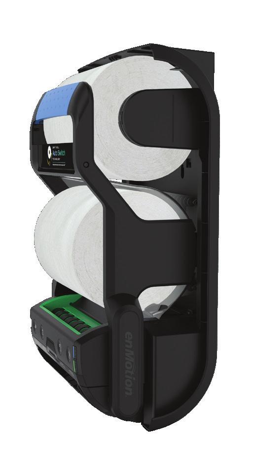 The Premium Restroom Collection 2017 Dispensers enmotion Flex Paper Towel System A roll is always on stand-by Welcome to a new age of zero waste and jam-free design.