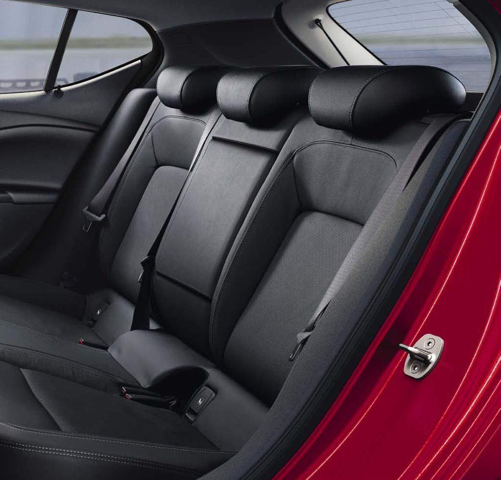 SIT DOWN STRETCH OUT Space and comfort was a top priority when we designed the Astra s interior.