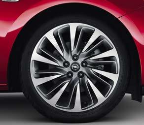 SC models 17-inch 10-spoke alloy wheels with 225/45 R 17 tyres. 5 4. 5. 6.