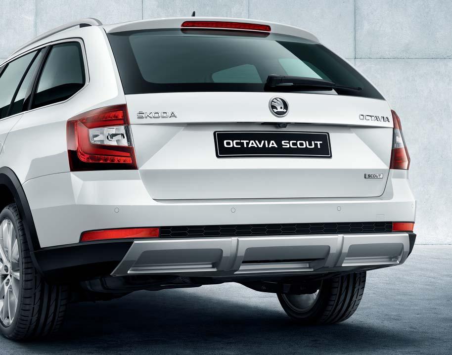 66 KNIGHT IN RUGGED ARMOUR Mix the timeless aesthetics of the OCTAVIA with off-road character and you get the OCTAVIA SCOUT.