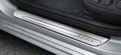 Welcome passengers to your cabin with these stainless steel entry guards featuring the i30 logo.