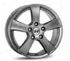 G2400ADE05 Alloy wheel 16 16 five-double-spoke alloy wheel, 6.5Jx 16, suitable for 205/55 R16 tyres.