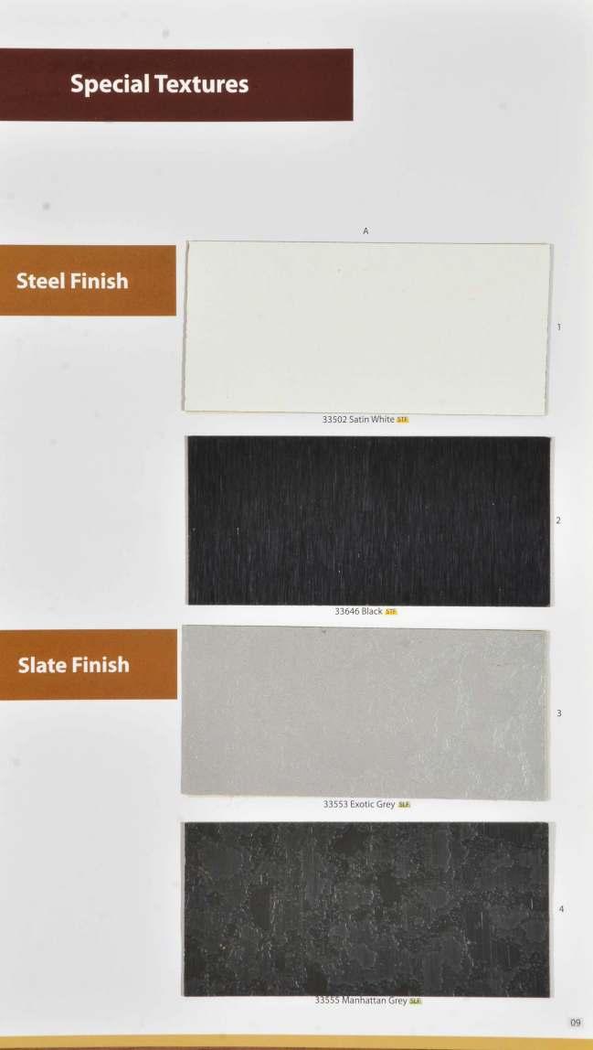Special Textures A Steel Finish 0 Satin White STF 66