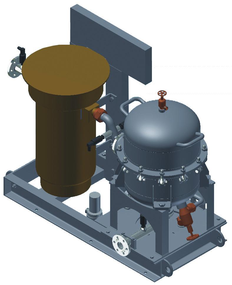 FUEL-PREPARATION EQUIPMENT 2 OIL SEPARATION UNIT WITH THE HEATING BSP-01 Oil separation unit with the heating BSP-01 is intended to be installed as a unit for the fine purification in oil feed