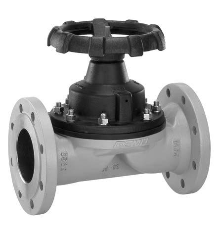 Valve body and diaphragm available in various