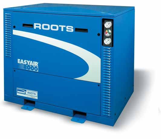 EasyAir 8000 Factory Blower Package System Design Features Dresser Roots-engineered noise abatement enclosure with power ventilation to optimize equipment life and extend reliability Patented
