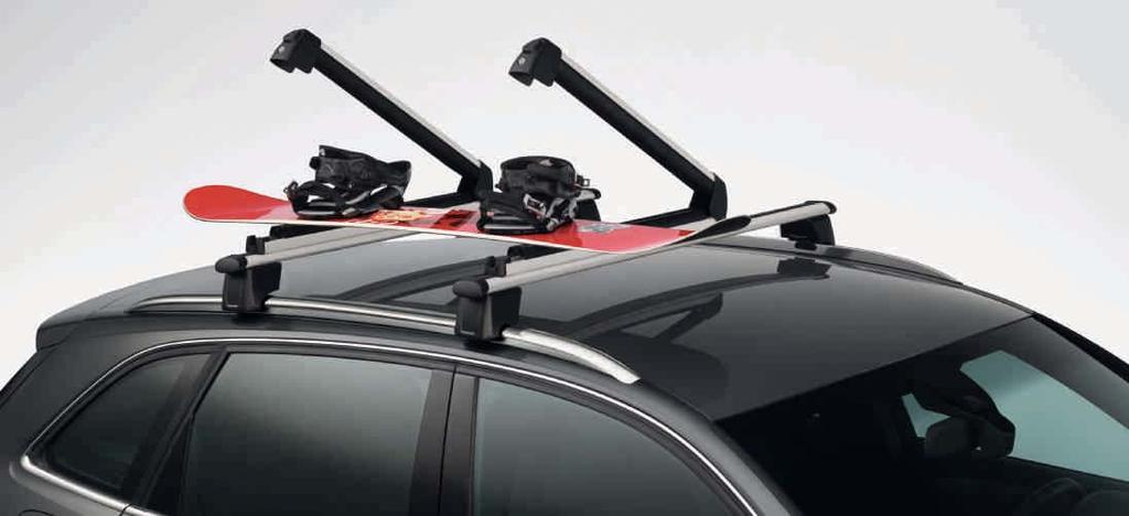 14 15 Transport 1 1 Kayak rack For single kayaks weighing up to 45 kg. Can be tilted for easy loading and unloading. The kayak rack and elasticated belt can be secured separately.