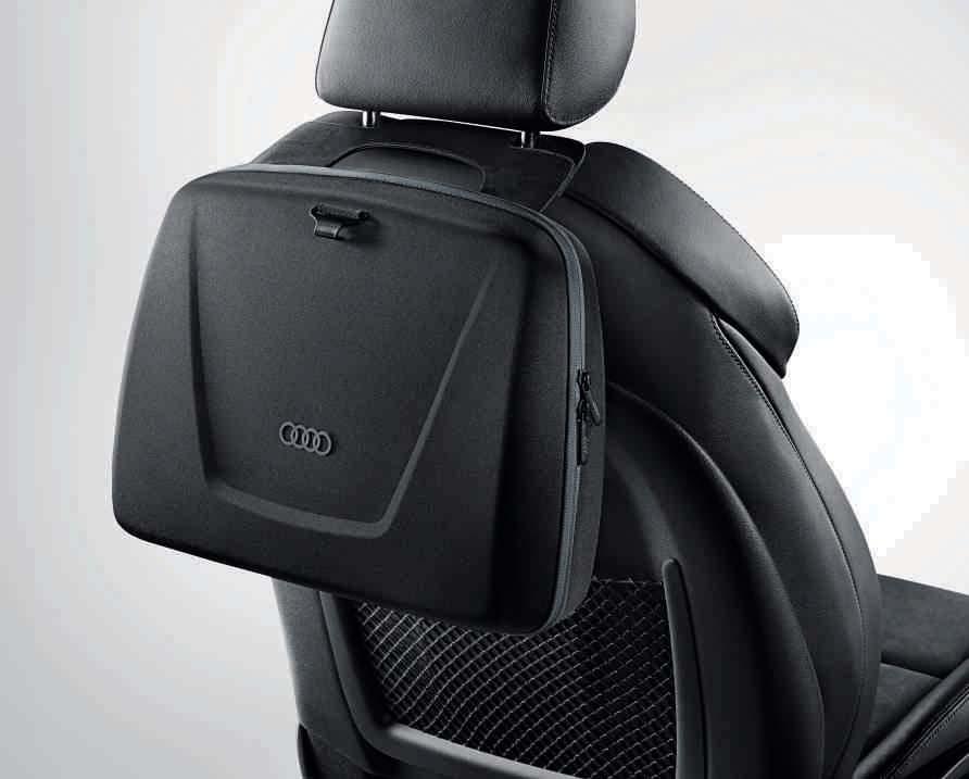 2 3 1 4 1 Seat back pocket Additional storage capacity in a high-quality Audi design with various practical sections for an even tidier interior.