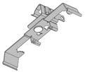 flat or perpendicular to stud or flange Mounting clips for quick attachment to