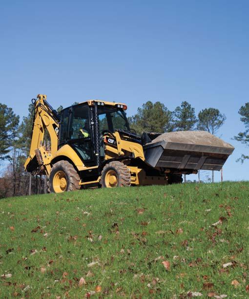 Backhoe Performance Superior digging forces. Boom The excavator-style boom is built for optimum performance and durability.