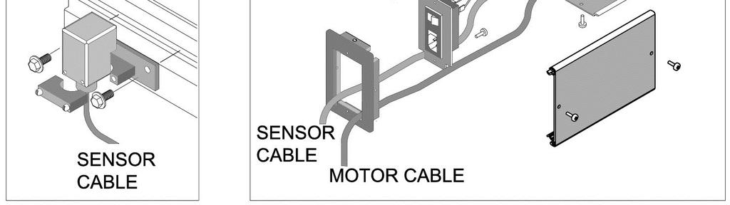 Conveyor Assembly (If not pre-assembled) Sensor Controls SmartMove Motor Control Boxes are pre-wired to accept sensor controls.