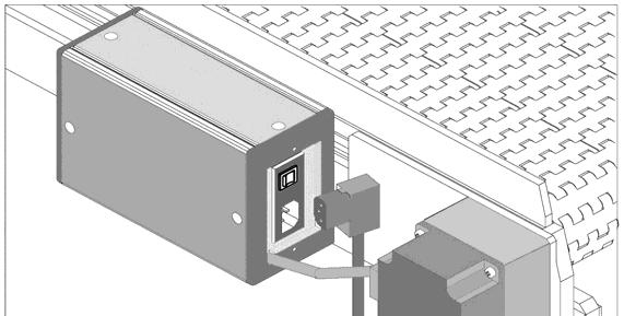 Electrical Connections Your conveyor is powered by installing our removable 9 long power cord to an AC power supply that matches the voltage specified on the AC inlet control panel. See Figure 14.