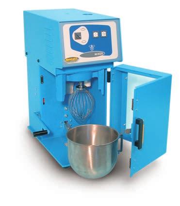 LABORATORY BITUMINOUS MIXERS AVAILABLE MODELS: E094 Mixer 5 litres capacity STANDARD: EN 12697-35 / BS 598:107 This bench mounting Mixer, is utilized for mixing samples of bituminous materials.
