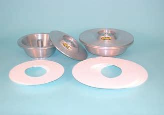 The centrifuge is supplied without aluminium bowl+cover and without filter discs to be ordered separately (see accessories) The unit cannot be sold in CE markets (see mod.