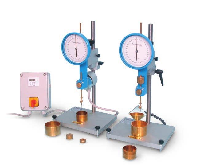 B056 KIT Standard dial penetrometer STANDARDS: EN 1426 / ASTM D5 / BS 2000 / NF T66-004 / AASHTO T49 UNI 4162 / UNE 7013 / NLT 124 / CNR N 24 Used to determine the consistency of a bituminous sample