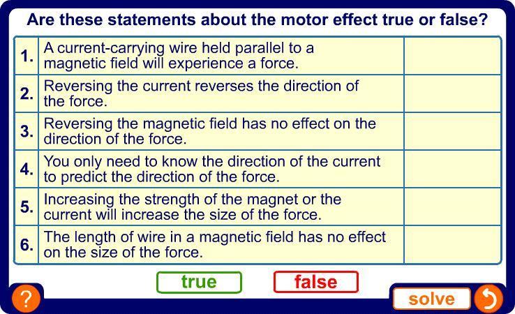 The motor effect: true or