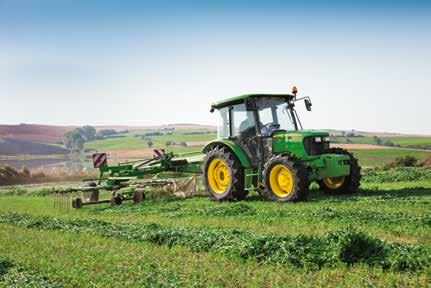 2 3 N Changing gears made easy All 3-cylinder 5E Series tractors have a robust, synchronised