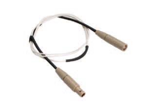 encapsulated Extension cable with precision connector Order number 122020 Length 500 mm For feeding the plug-and-socked connection through the base