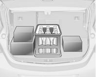 100 Storage Loading information Heavy objects in the load compartment should be placed against the seat backrests. Ensure that the backrests are securely engaged.