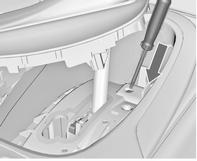 4. Mount the selector lever trim onto the centre console and refit. Manual transmission 2.