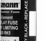 Low voltage, branch circuit fuses Fusetron energy efficient, dual-element, time-delay fuses FRS-R (600V) Class RK5 Description: Dual-element, time-delay fuse 0 seconds (minimum) at 500% rated amps.