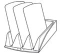 SIN 711-2 ACCESSORIES Accessory Tray Stores notepads, Post-its, pens etc. 5 lb. capacity 10" X 9.5" X 2" MD1004 10" X 9.5" X 2" Zone Pricing 1 2 3 34 35 35 Freight Class: 100 Phone Base 5 lb.