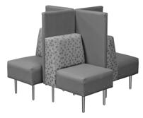 SIN 711-17 EVEtte Evette Child-Size Seating Offers the same quality in construction as full size Eve lounge seating in a more youthful size.
