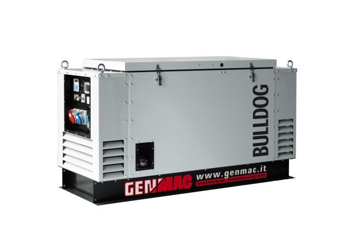 B U L L D O G Genmac provides one-source responsibility for the generating and accessories. All units and components are prototype tested, factory build and production tested.
