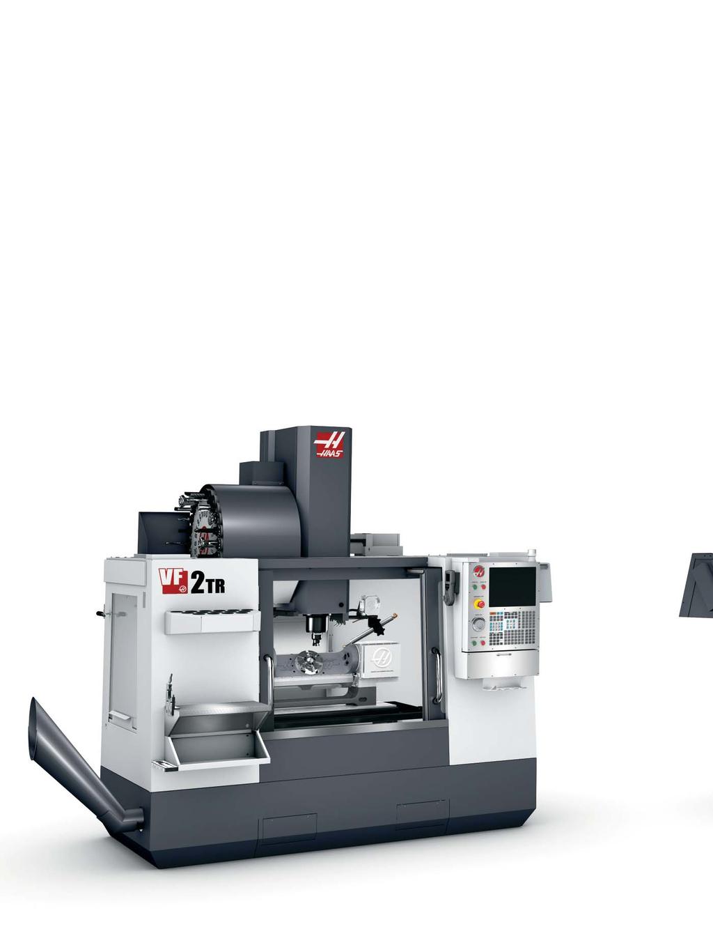 HIGH-PERFORMANCE VMCs 5-Axis Trunnion Machines The Haas Trunnion Series machines are versatile 5-axis machining centers that provide full, simultaneous 5-axis