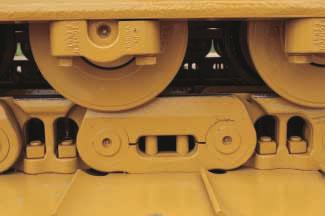 A unique feature of the System One Undercarriage is that, unlike traditional undercarriage, a master style link is not required. This improves track reliability and durability.
