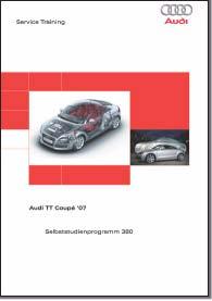 Self-study programmes on the TT Coupé SSP 380 Audi TT Coupé 07 Body Occupant protection Engine Suspension system Electrical system Air conditioning Infotainment Order number: A06.5S00.25.