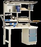 Proposals Tables with Riser Shelves Basic Electronic Workbench WSA4073 Dimensions Type of Top W D H Laminated Wood Plastic laminated Dissipative 60" 30" 34" WSA2073 WSA3073 WSA4073 72" 30" 34"