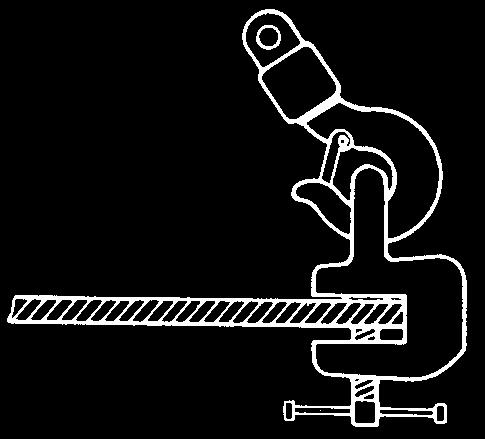 Figure 6 Figure 4 - Incorrect Attachment 5. When hooking, the load must be applied squarely to the center of the hook and the hook must not come loose during operation.