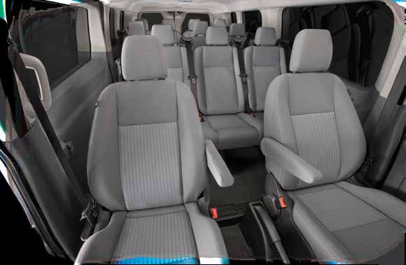 INTERIOR CHOICES We designed the all-new Transit with flexibility firmly in mind.