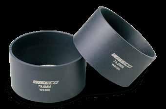 ACCESSORIES RING COMPRESSOR SLEEVES Wiseco Ring Compressor Sleeve Benefits Machined from Wiseco sleeve forgings to offer the same toughness as Wiseco's forged pistons.