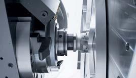 speed Feed Cutting depth / width AlMgSi 13,650 cm 3 /min Milling head D = 80 (5 cutting) 8,000 rpm (Vc = 2,009 m/min) 19,500 mm/min (Fz = 0.49 mm) 10.