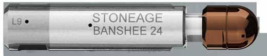 Each tool can be easily configured to suit any application by choosing from a variety of replaceable heads and inlet options. 40k psi Banshee specifications shown on pages 26-27.