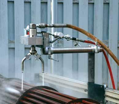 Surface Preparation Surface Preparation Air or hydraulic powered options. Fast or slow rotation depending on the surface to be cleaned. Air powered and hydraulic options.