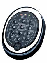 686XX EXTERNAL ESCUTCHEON WITH BACKLIT KEYPAD AND TRANSPONDER READER (65 x 90 mm) Central body in black finish, membrane keypad, 3 LED lights and treated metal escutcheon.