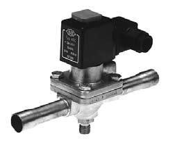2-Way Solenoid Valves Series 540 Normally Open Features Compact size Snap-on clip for attaching solenoid coils No disassembly necessary for soldering 540 RA Capacity Data Type Nominal Capacity Q n