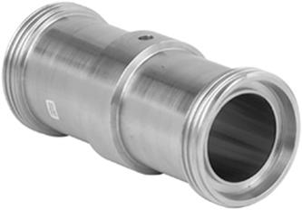 Siemens Inline diaphragm seal with quick connection Overview Overview Inline diaphragm seal with quick connector, DIN with thread Dimensions (connection to SME B.