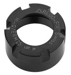 Clamping Nuts Features Benefits Swiss Quality Made in Switzerland to ISO9001/ISO14001. 3 1 2 Marking With type and size (reduced selection error).