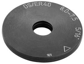 Sealing Disks Features Benefits Swiss Quality Made in Switzerland to ISO 9001/ISO 14001. 1 2 3 Marking Type and size (reduced sealing disk selection errors).