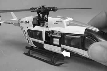 We do not need to use them as the incredible Heli-Max TAGS system controls all fl ight center trims. Install the Flight Battery 1.