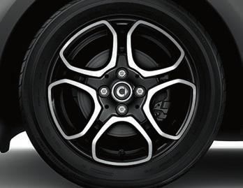 5J x 15 ET 42 black tire size: 185/60 R15 Part #: A4534018600 15" 8-spoke