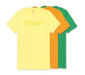 apparel men s unicolor t-shirt Look smart in this single color t-shirt. In fact, smart is screen printed across the front chest of this high quality, 100% cotton tee.