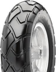SCOOTER MA-PD Tyre / MA-PD / DUAL-PURPOSE PATTERN FEATURES AGGRES- SIVE LINES FOR TRACTION ON THE STREET AND OFF-ROAD / STABLE CENTRAL BLOCKS WITH LARGE GROOVES FOR OUTSTANDING WATER DISPERSION / A