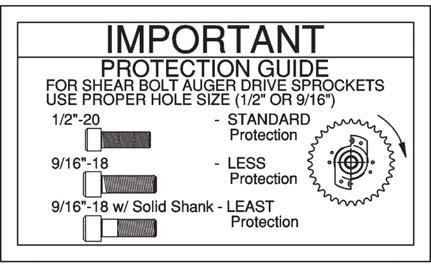 Order replacement bolts and nuts from the chart below. Prior to Serial Number SV117400402 and SV127500243 and Later Part # Description 831-5020-1.